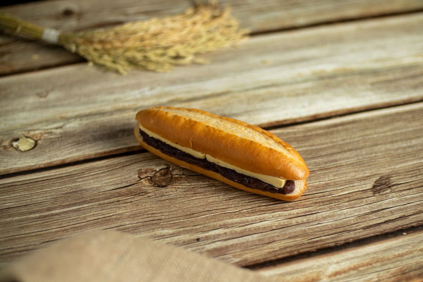 Red bean paste butter sand あんバターサンド